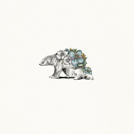 Polar Bear & Cub - Artist Proof