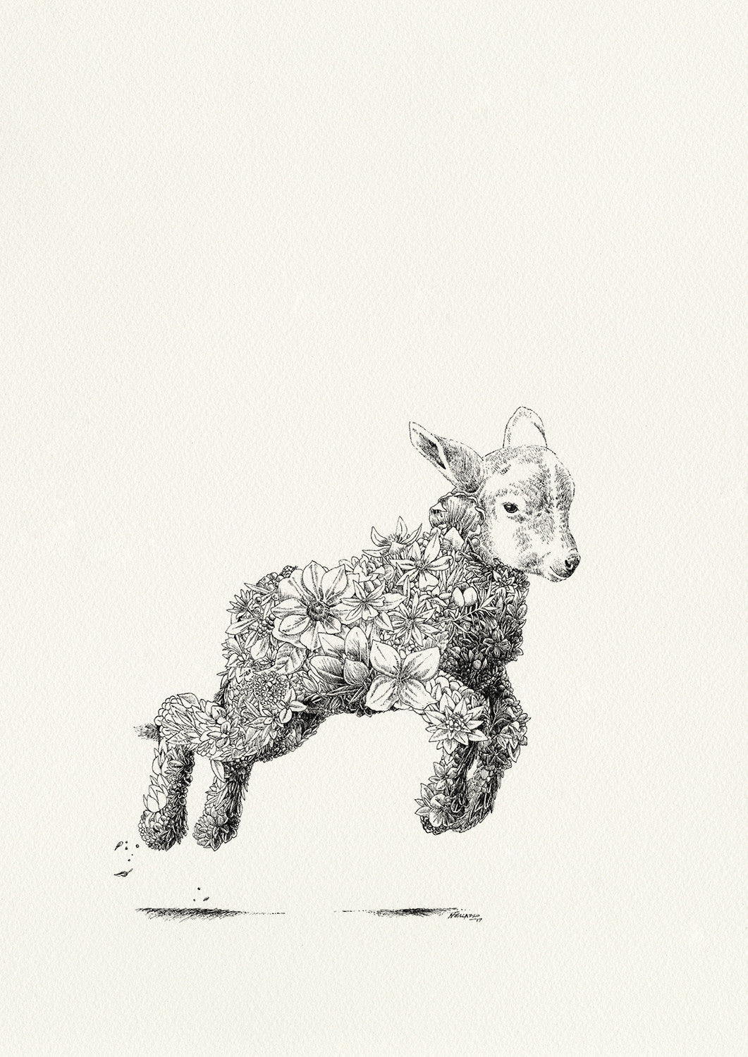 Popeye the Sailor Lamb - Giclée Print
