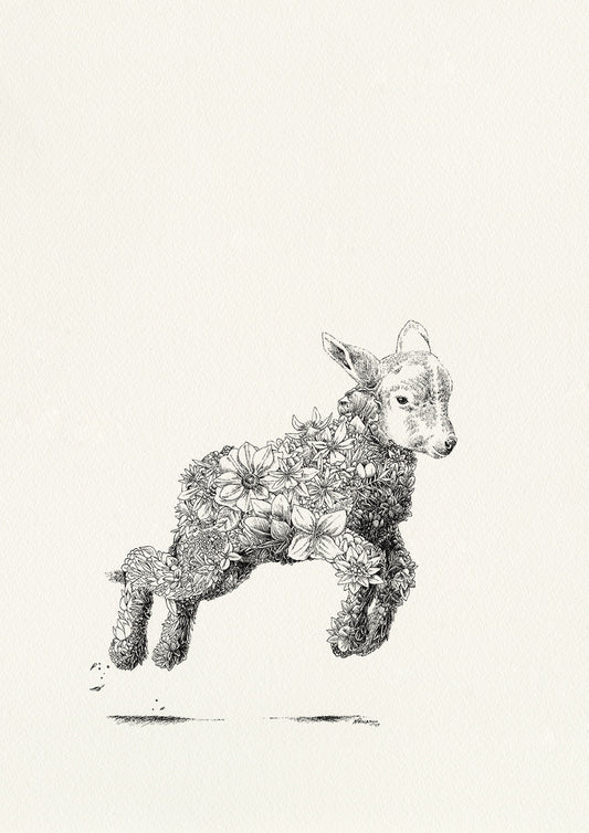 Popeye the Sailor Lamb - Giclée Print