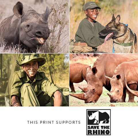 Rhino Calf – Giclée Print