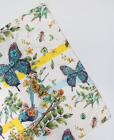 Scarf – Butterfly & Wren