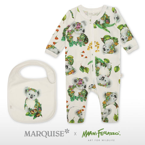 Onesie & Bib Set – Koala