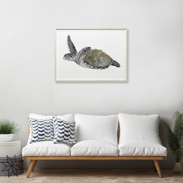 Hawksbill Sea Turtle - Giclée Print by Nathan Ferlazzo – Marini ...