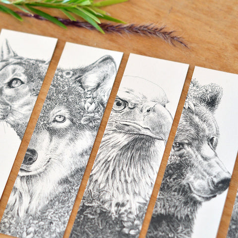 North American Wildlife - Bookmark Set of 8