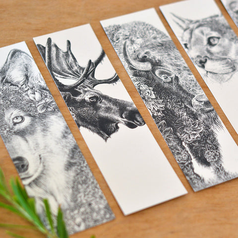North American Wildlife - Bookmark Set of 8