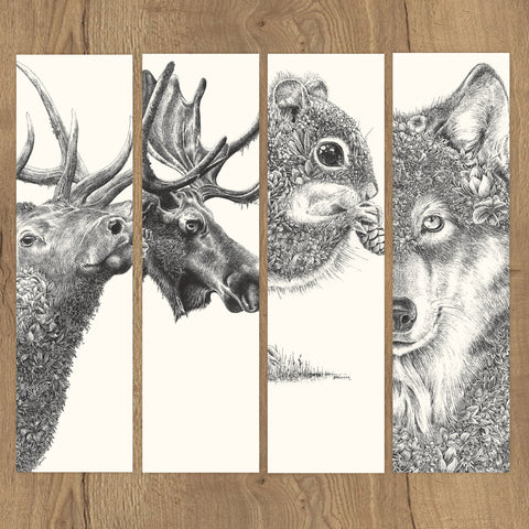 North American Wildlife - Bookmark Set of 8