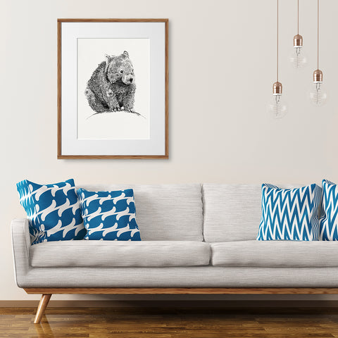 Wombat - Giclée Print