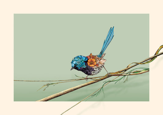 Wren Bushwalk - Giclée Print